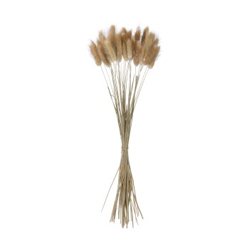 GloboStar® Artificial Garden REAL DRIED BEIGE WHEAT BUNCH  21219 Αποξηραμένο Διακοσμητικό Μπουκέτο Σιταριού Y50cm