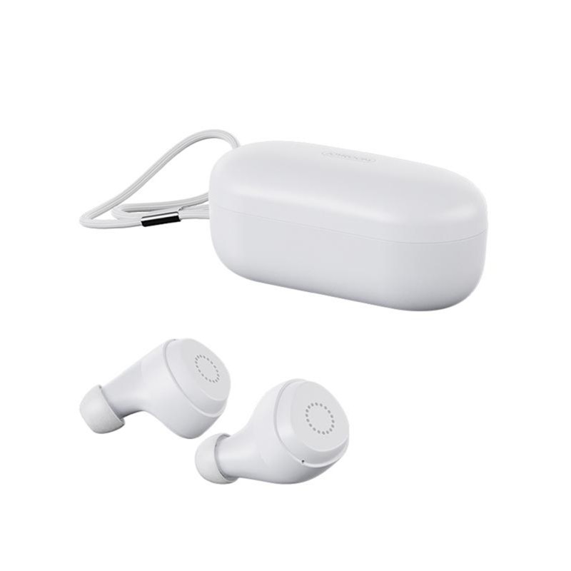 GloboStar® 87059 JOYROOM Originals JR-TL1 Bilateral TWS Earphones με Θήκη Φόρτισης True Wireless Bluetooth V5.0 Binaural Συμβατό με iOS & Android Λευκό