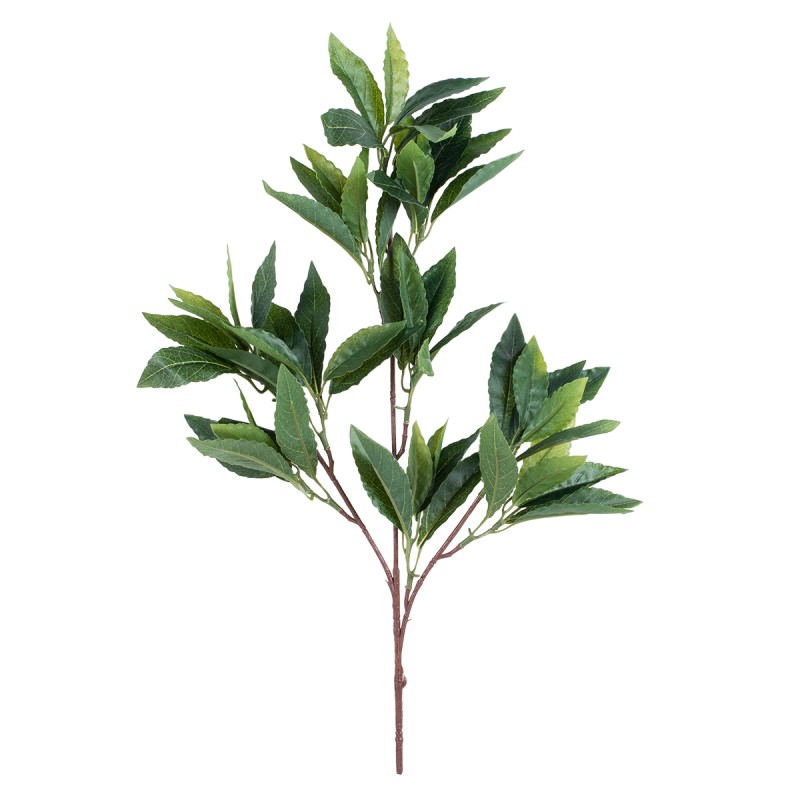 GloboStar® Artificial Garden LAURUS NOBILIS BRANCH 20225 10 x Τεχνητά Διακοσμητικά Κλαδία Δάφνης Π45 x Υ60cm