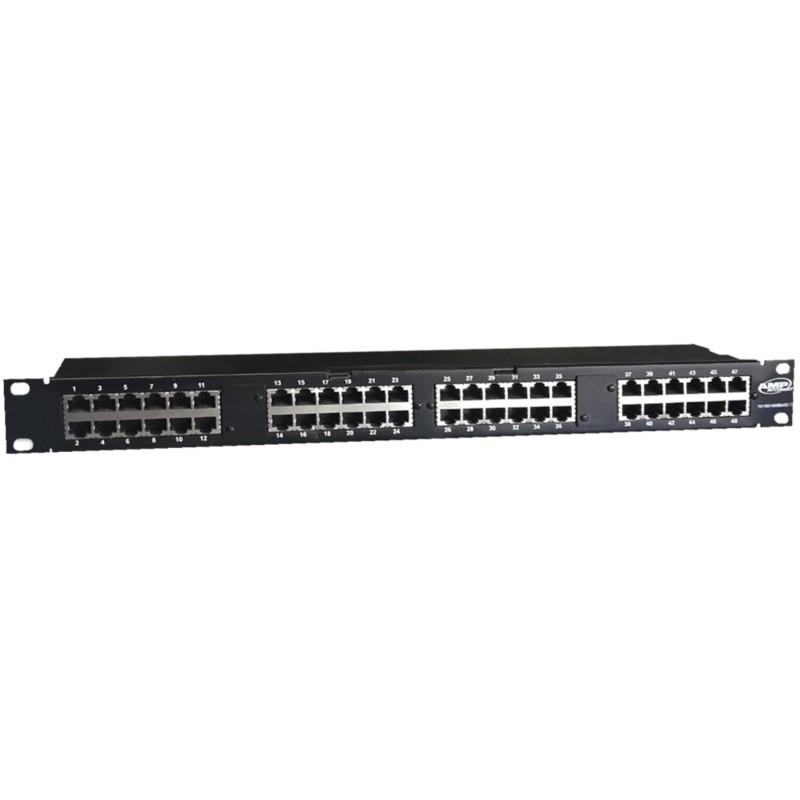 REFURBISHED PATCH PANEL AMPTRAC 48P MRJ21 CAT6 10GB SHIELDED/NOT KRONE GRADE A