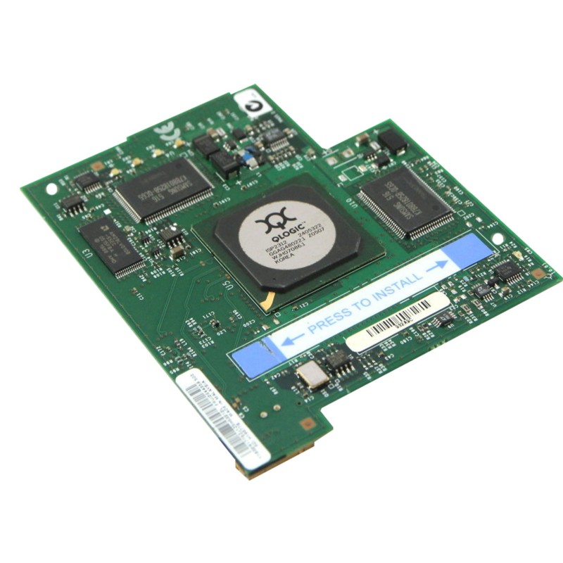 REFURBISHED BLADE HBA FC 2GB IBM QLOGIC FIBER CHANNEL MEZZANINE CARD GRADE A