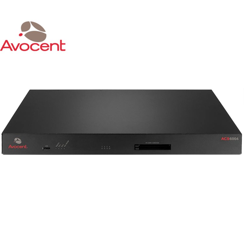 REFURBISHED KVM AVOCENT ACS 6004 4-Port Console Server W/MODEM/SINGLE AC GRADE A