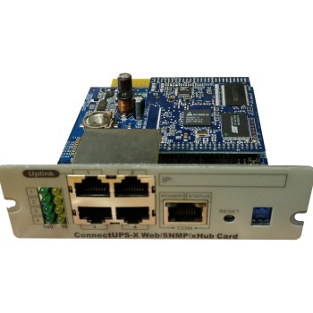 REFURBISHED CONNECTUPS-X WEB/SNMP/XHUB WEB SNMP CARD UPS -116750220-001 GRADE A