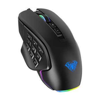 REFURBISHED MOUSE AULA H510 RGB WIRED USB BLACK NEW GRADE A