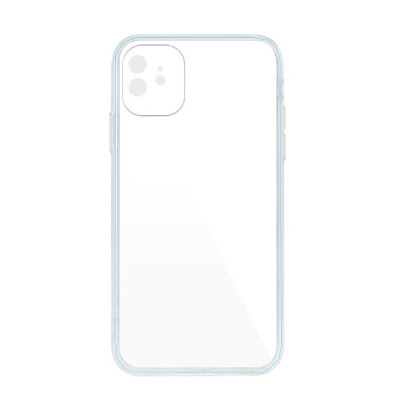 REFURBISHED APPLE iPHONE 11 CLEAR CASE BLUE GRADE A