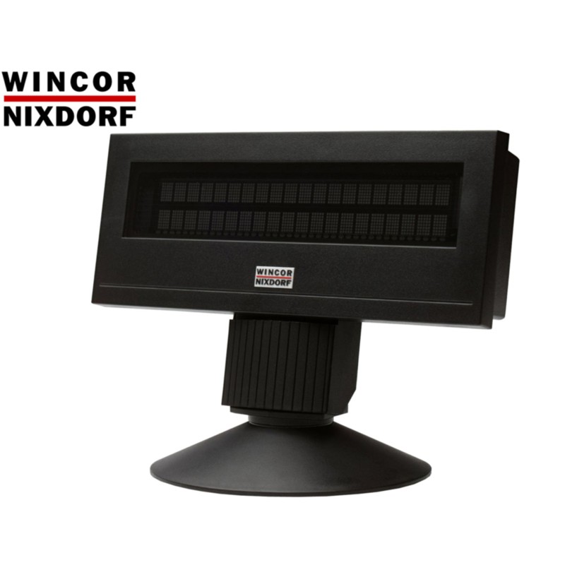 REFURBISHED POS CUSTOMER DISPLAY WINCOR BA63 USB WHITE NO BASE GRADE A