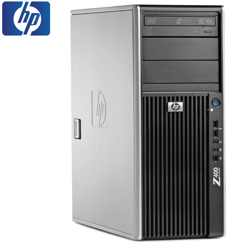 REFURBISHED PC WS HP Z400 QC-W3520 (4 CORES)/8GB/512GB-SSD/500GB/ODD/RX460 No OS GRADE A