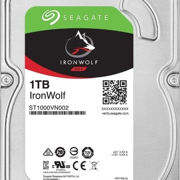 REFURBISHED HDD SATA III NAS 1TB SEAGATE IRONWOLF 5.9K 3.5'' 64MB GRADE A