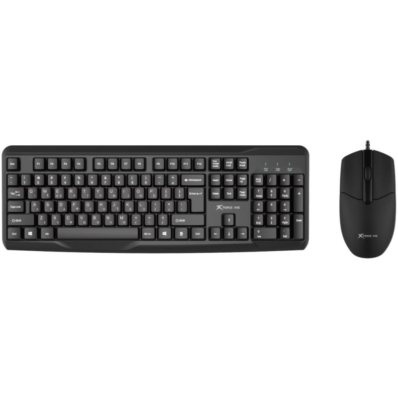 REFURBISHED KEYBOARD-MOUSE XTRIKE-ME MK-207 WIRED USB BLACK EN-GR NEW GRADE A