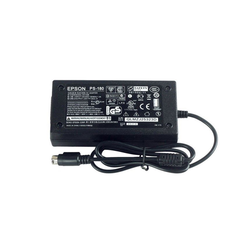 REFURBISHED POS AC ADAPTER PS-180 FOR EPSON RECEIPT PRINTERS GRADE A