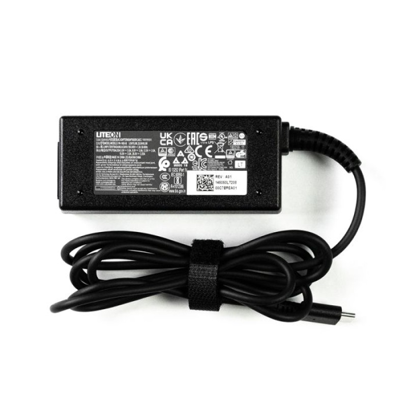 REFURBISHED AC ADAPTER LITEON 45W TYPE C GRADE A