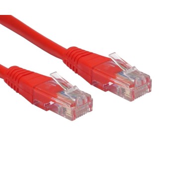 PATCH CORD UTP CABLE 2M CAT5E RED NEW