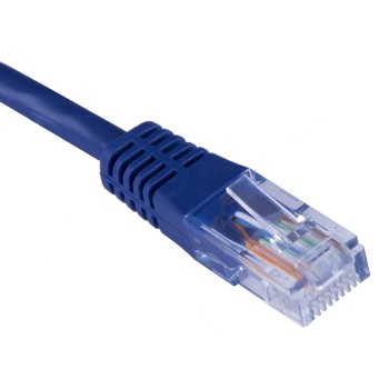 PATCH CORD UTP 1M CAT5E BLUE