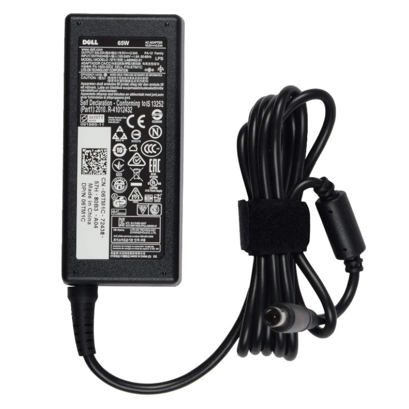 REFURBISHED AC ADAPTER DELL 19.5V/3.34A/65W (7.4*5.0) GRADE A