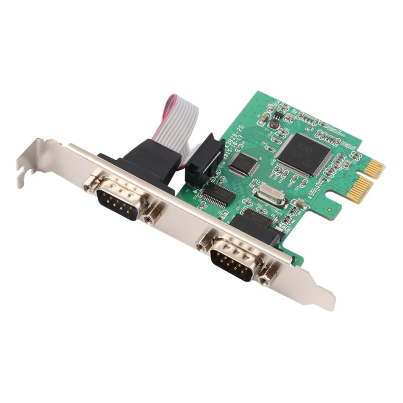 REFURBISHED CONTROLLER DUAL-PORT SERIAL PCI-E GRADE A