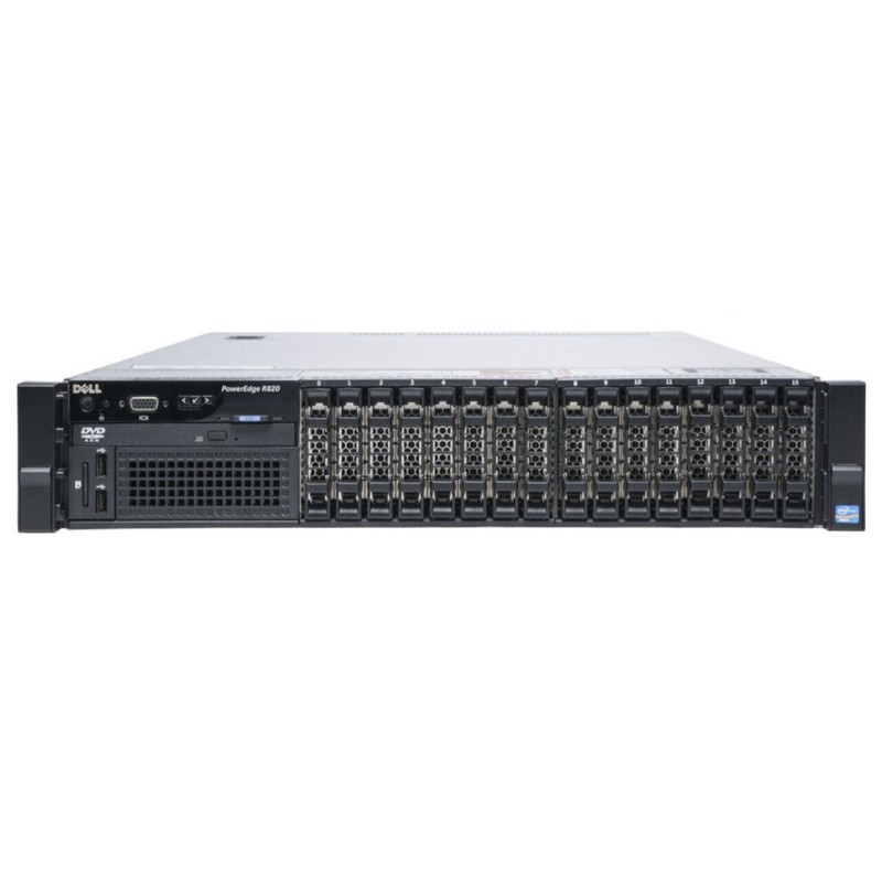 SERVER DELL R820 16SFF 2xE5-4620/2x16GB/H710P-512GBwB