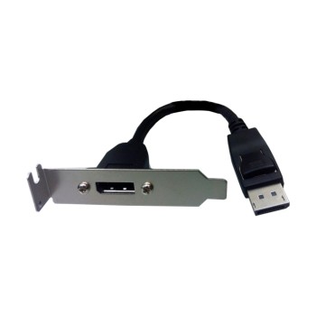 REFURBISHED ADAPTOR DISPLAYPORT MALE TO  DISPLAYPOR FEMALE BRACKED 0.2M GRADE A