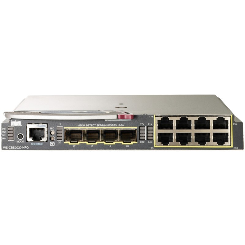 REFURBISHED BLADE SWITCH ETH HP 3020 8x1GBit 4x1Gb SFP WS-CBS3020-HPQ GRADE A