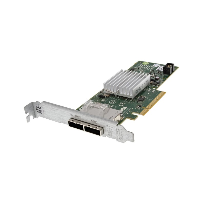 REFURBISHED HBA DELL SAS 6/E CONTROLLER 6GB/s PCI-E DUAL PORT GRADE A