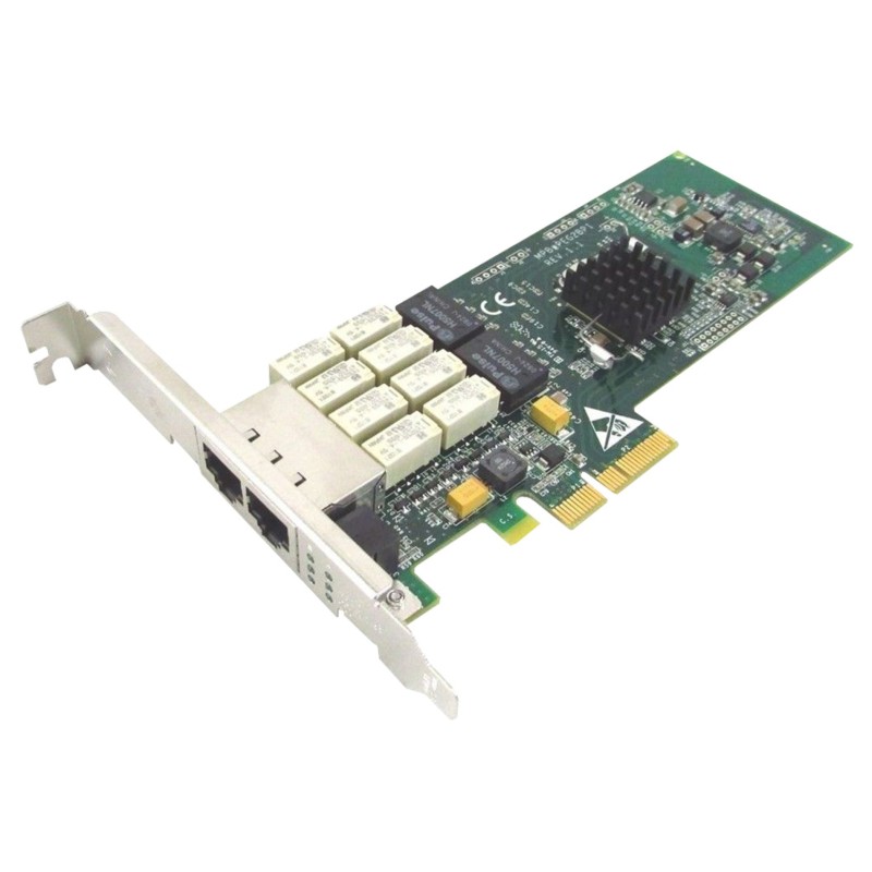 REFURBISHED ADAPTER SILICON PEG2BPI-SD DUAL PORT COPPER GIGABIT PCI-E GRADE A