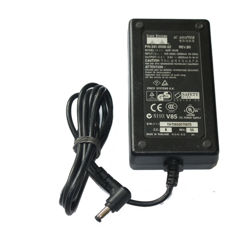 REFURBISHED AC ADAPTER CISCO FIREWALL PIX 501 3.3V/4.55A GRADE A