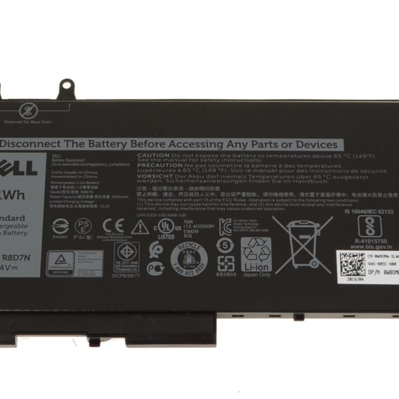 REFURBISHED BATTERY FOR DELL LATITUDE 5400 5410 5500 5510 11.4V NEW GRADE A