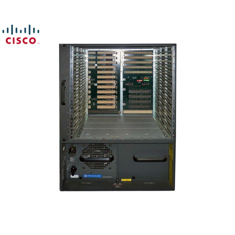 REFURBISHED CISCO 7600 SERIES 13-SLOT CHASSIS WITH FAN MODULE & 2PSU DC GRADE A