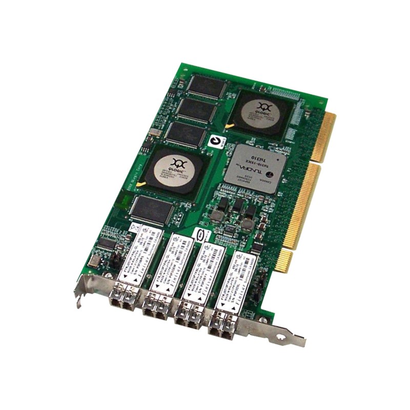 REFURBISHED FIBER QLOGIC QLA2344 4PORT PCI-X GRADE A